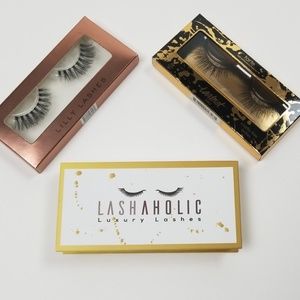 Lashes-Synthetic, Faux Mink & Silk (Set of 3)